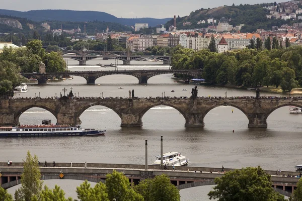 Summer panorama of Prague, Czech Republic — Stock Photo, Image