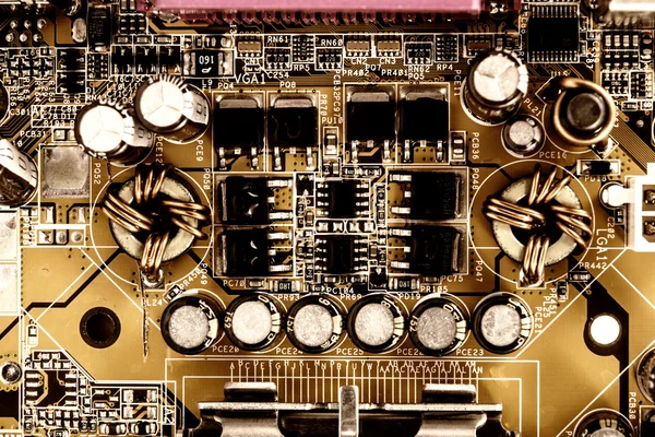 Elektronik und Computertechnik — Stockfoto