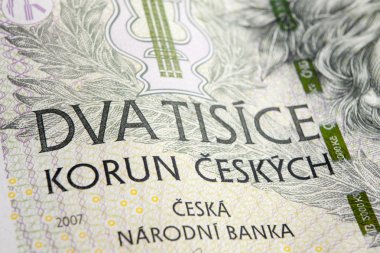 Çek korunas Czk, banknot