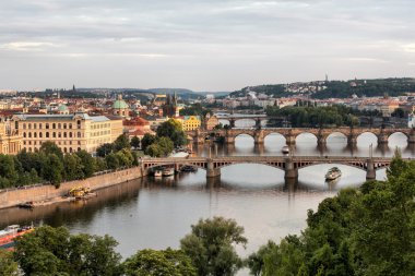Vltava ve köprüler Prag, Çek Cumhuriyeti