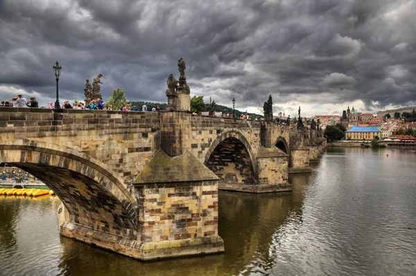 Historic Charles Bridge in Prague, Czech Republic — Stock Photo, Image