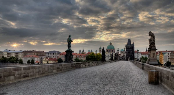 Ponte storico Carlo a Praga, Repubblica Ceca — Foto Stock