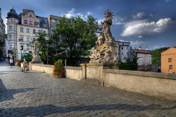 St. John Bridge in Klodzko. One of the most important monuments of the Lower Silesia — Stock Photo, Image