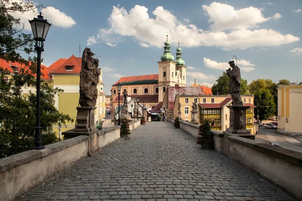 Ponte St. John em Klodzko. Um dos monumentos mais importantes da Baixa Silésia — Fotografia de Stock