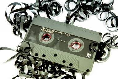 izole eski ve vintage kaset