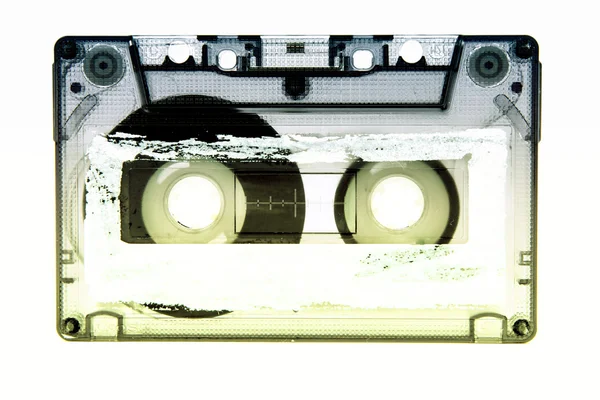 分離された古いものとビンテージのカセット テープ — ストック写真