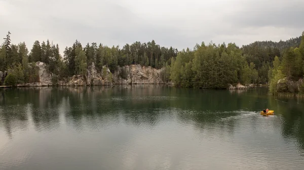 Національний парк Adrspach-Тепліце порід. Скеля село. Чеська Республіка — стокове фото