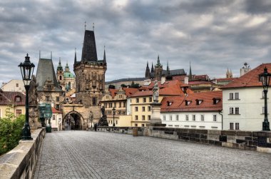Çek Cumhuriyeti Prag 'daki Charles Köprüsü