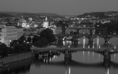 Prag Panoraması, Çek Cumhuriyeti.