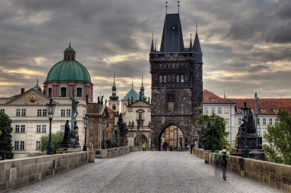 Ponte Charles em Praga, República Checa — Fotografia de Stock