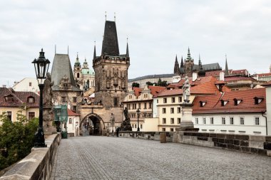 Çek Cumhuriyeti Prag 'daki Charles Köprüsü