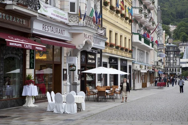 Karlovy Vary na República Checa — Fotografia de Stock