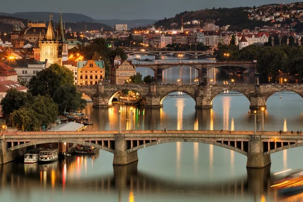 Panoram of Historic city Pargue in Czech Republic — Stock Photo, Image