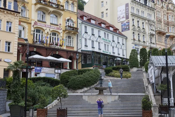 KARLOVY VARY IN CZECH REPUBLIC — Stock Photo, Image