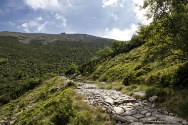 Polonya karkonosze (dev) Dağları