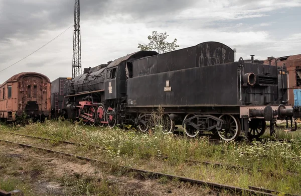 Die alte Dampflokomotive — Stockfoto
