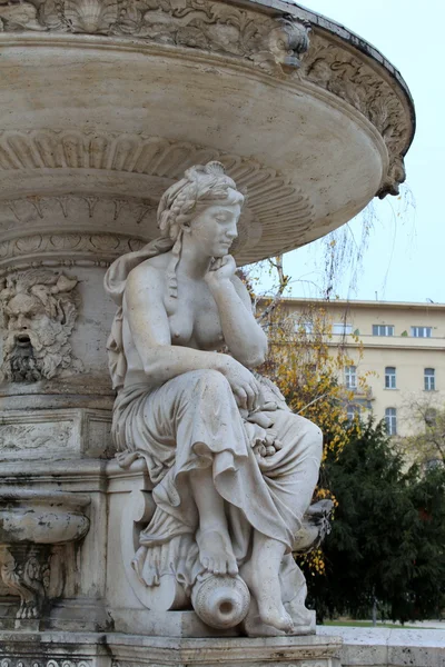 喷泉"多瑙河" — 图库照片