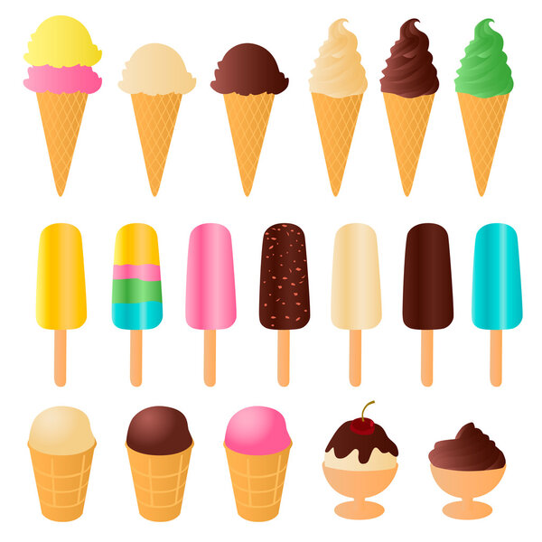 ice cream, waffle, waffle cup