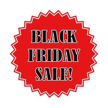 Vektör Kara Cuma satış afişi