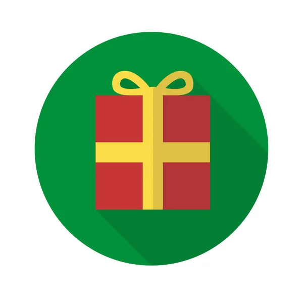 Noel hediyesi simgesi yeşil kırmızı