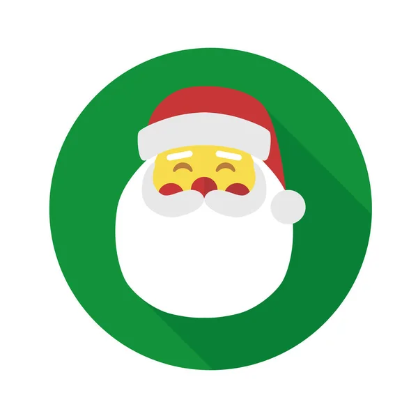 Noel Baba simgesi yeşil kırmızı