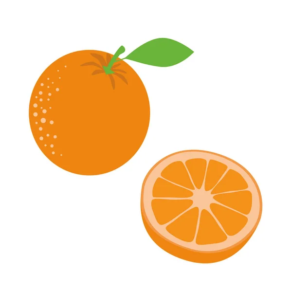 Doğal taze yiyecek sulu portakal