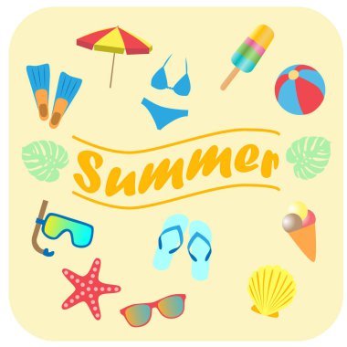 Yaz tatili plaj denizi