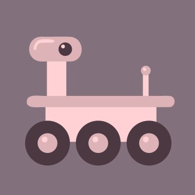 Vektör sembolü uzayı dıştaki gezgini bozar 