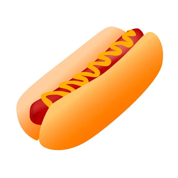 Hotdog Royaltyfria Stockvektorer