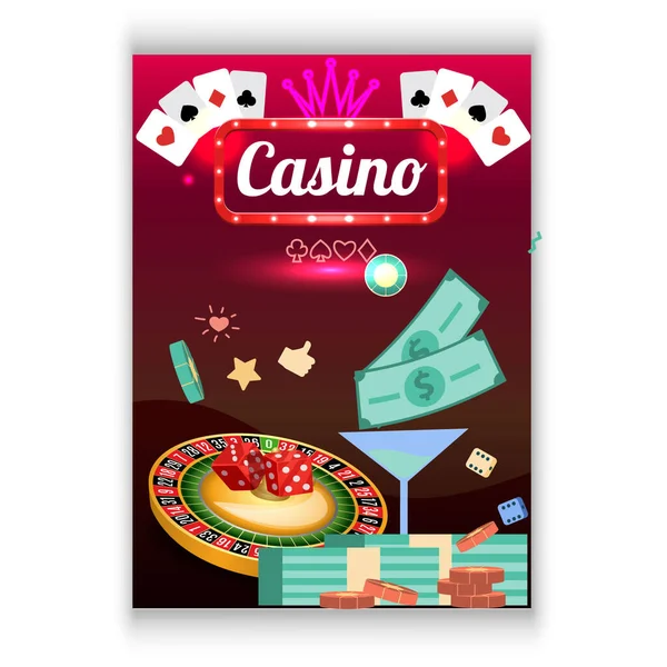 Casino Royale Flyer Cover — Archivo Imágenes Vectoriales