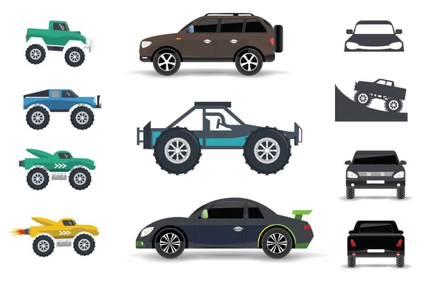 Auto Icon Set Thin Line Icons Exklusive Icons Set Moderner — Stockvektor