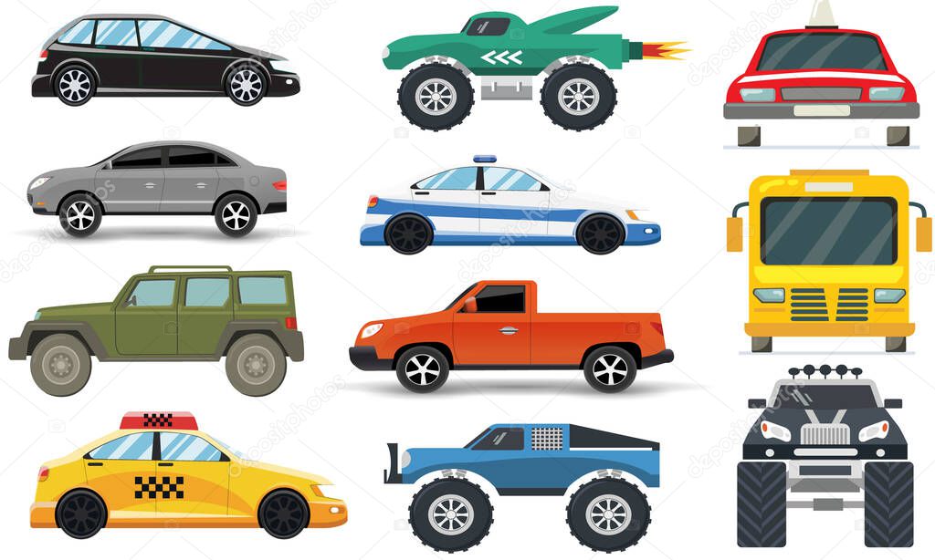 Cars and trucks lack and white car set  Air Filter Flat four color minimal icon set Auto icons Creative automobile logo template Travel Line Icons Large icons set Worker in uniform working on project Cartoon transport set Cars iconsicons