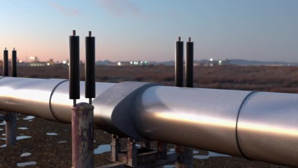 Mezinárodní logistická dodávka zemního kapalného plynu do nádrže Ing — Stock video