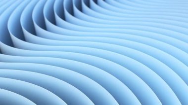 Pürüzsüz eğrilik efektli 3d soyut arkaplan canlandırması
