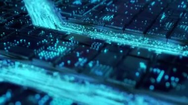 Sinirsel işlemci işlemci Cpu içinde sinirsel ağ ve makine öğrenme prosedürü