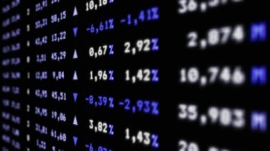 Animasyon, hareketli mavi borsa yönetim kurulu