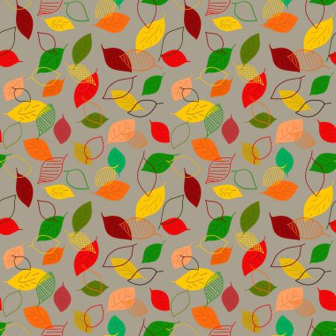 Farklı şekil ve renklerde kusursuz bir desen. Elle çizilmiş karalama, dijital illüstrasyon. Kumaş, giysi, hediye kağıdı ve diğer eşyalar için tasarımı hazırla.