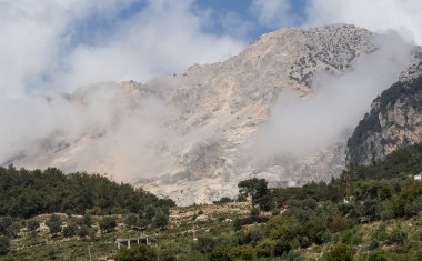 Babadağ dağ Lician yol iz yolda.