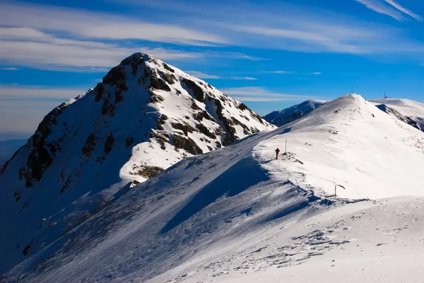 Winter hiking — Stock Photo, Image