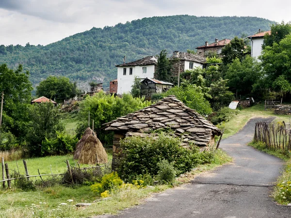 Kitnica. Mountain village in Bulgaria. Rhodope mountain. — Stockfoto