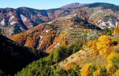 Sonbahar dağ. Bulgaristan.