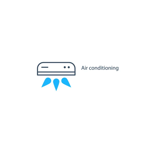 Home air conditioning service icon — Stock Vector