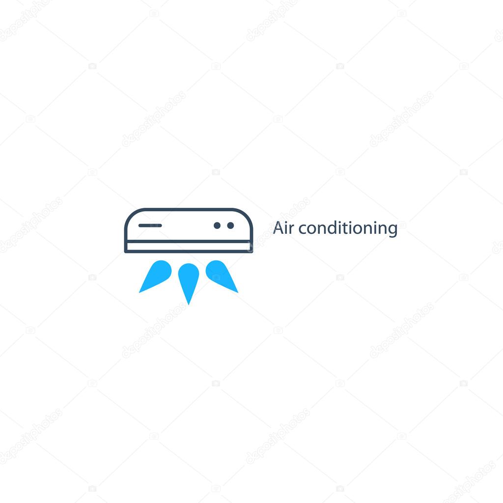 home air conditioning service icon