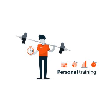 spor salonunda kişisel eğitim