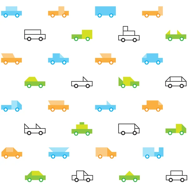 Modèle de voiture couleur unie — Image vectorielle