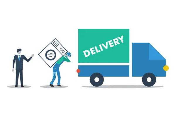 Purchase delivery — Stock Vector