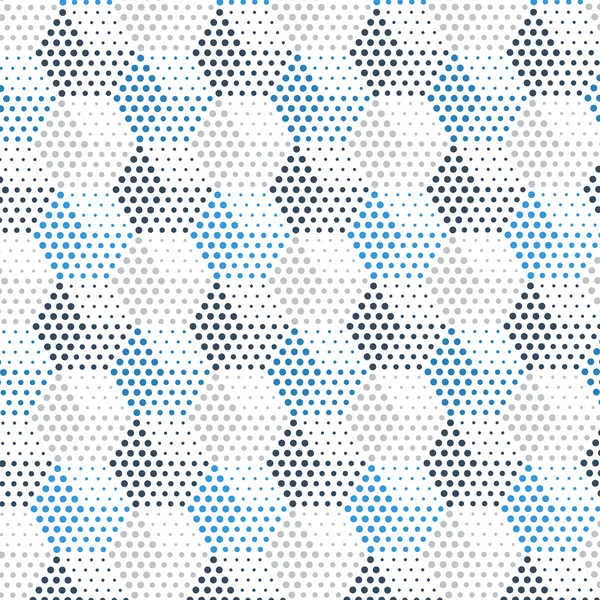 Dotted cubical pattern — Stock Vector