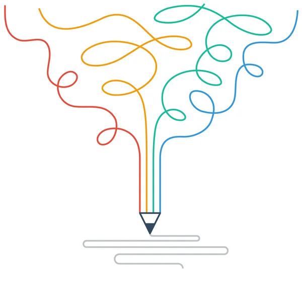 Graphic design studio pen symbol Stock Illustration