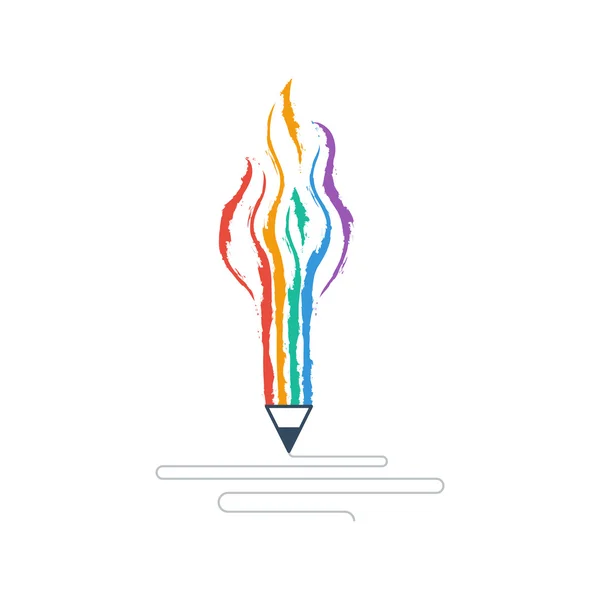 Graphic design studio pen symbol Stock Vector