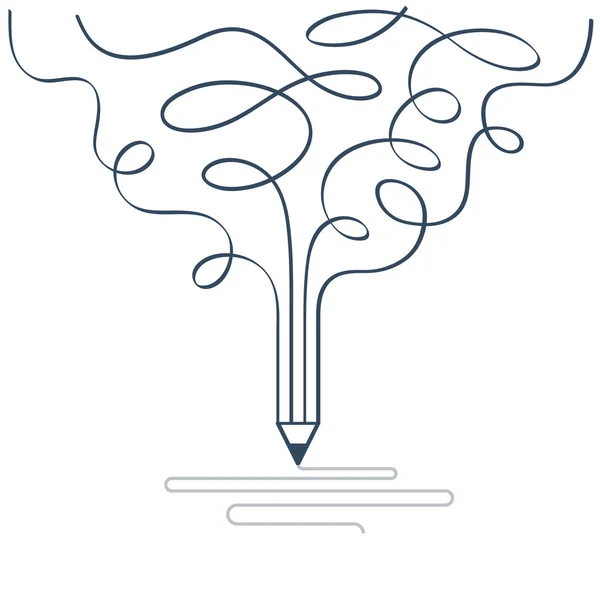 Graphic design studio pen symbol Stock Vector
